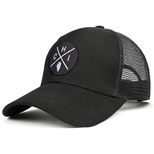 Nuyjimr Unisex Baseball Caps for Men Women Mesh Trucker Cap Adjustable Dad Hat