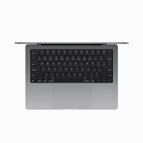 Apple 2023 MacBook Pro Laptop M3 chip with 8?core CPU, 10?core GPU: 14.2-inch Liquid Retina XDR Display, 8GB Unified Memory, 512GB SSD Storage. Works with iPhone/iPad; Space Gray