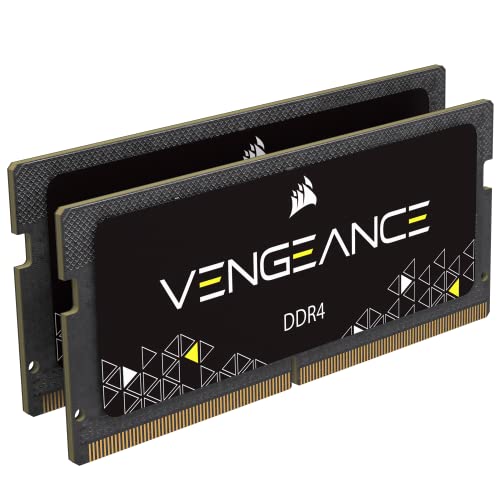 Corsair Vengeance Performance SODIMM Memory 32GB (2x16GB) DDR4 3200MHz CL22 Unbuffered for 8th Generation or Newer Intel Core? i7, and AMD Ryzen 4000 Series Notebooks